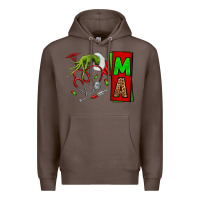 Coffee Christmas Character Nurse Premium Hoodie - NancyCooperArtShop