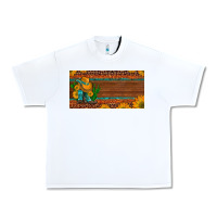 White custom cowboy boots sunflowers and cactus license plate Urban Heavy Tee - Artiststas