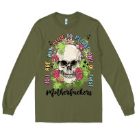 Army Green not alive to please Long Sleeve Tee - MaliasSmallBusiness