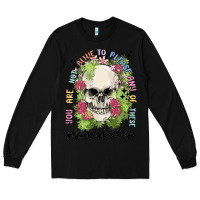 Black not alive to please Long Sleeve Tee - MaliasSmallBusiness
