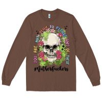 Chestnut not alive to please Long Sleeve Tee - MaliasSmallBusiness