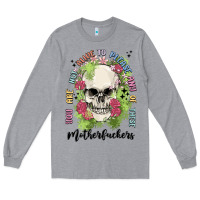 Heather Grey not alive to please Long Sleeve Tee - MaliasSmallBusiness
