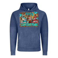 Vintage Denim merry christmas Vintage Hoodie - JahusDesignShop