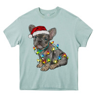 Arona christmas french bulldog Heavy Core Tee - RanaPortraitStore