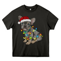 Asphalt christmas french bulldog Heavy Core Tee - RanaPortraitStore