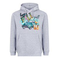 Heather Grey Happy Fall YALL Pumpkin Truck Shirt Heavyweight Hoodie - Bettercallsaul