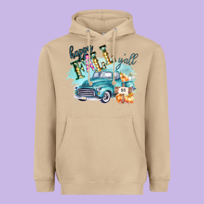 Happy Fall Yall Pumpkin Truck Shirt Heavyweight Hoodie Designed By Bettercallsaul