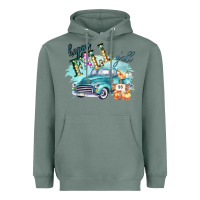 Sage Happy Fall YALL Pumpkin Truck Shirt Heavyweight Hoodie - Bettercallsaul