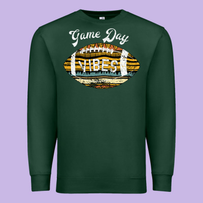 Game Day Vibes Premium Sweatshirt Designed By Bettercallsaul
