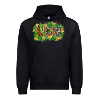 Black Western lucky St. Patrick's Day Urban Hoodie - CowGirlArtShop
