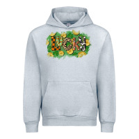 Heather Grey Western lucky St. Patrick's Day Urban Hoodie - CowGirlArtShop