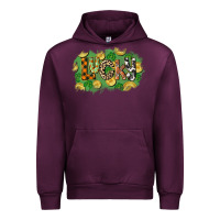 Mauve Wine Western lucky St. Patrick's Day Urban Hoodie - CowGirlArtShop