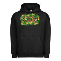 Pigment Black Western lucky St. Patrick's Day Urban Hoodie - CowGirlArtShop