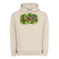Pigment French Oak Western lucky St. Patrick's Day Urban Hoodie - CowGirlArtShop