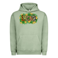 Pigment Oil Green Western lucky St. Patrick's Day Urban Hoodie - CowGirlArtShop