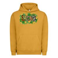 Pigment Peanut Butter Western lucky St. Patrick's Day Urban Hoodie - CowGirlArtShop