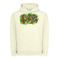 Pigment Pistachio Western lucky St. Patrick's Day Urban Hoodie - CowGirlArtShop