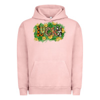 Pigment Salmon Western lucky St. Patrick's Day Urban Hoodie - CowGirlArtShop