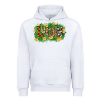 White Western lucky St. Patrick's Day Urban Hoodie - CowGirlArtShop