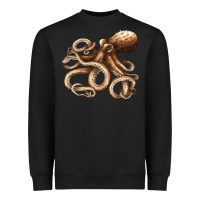 Black octopus Heavyweight Sweatshirt - LillyAllenDesigns