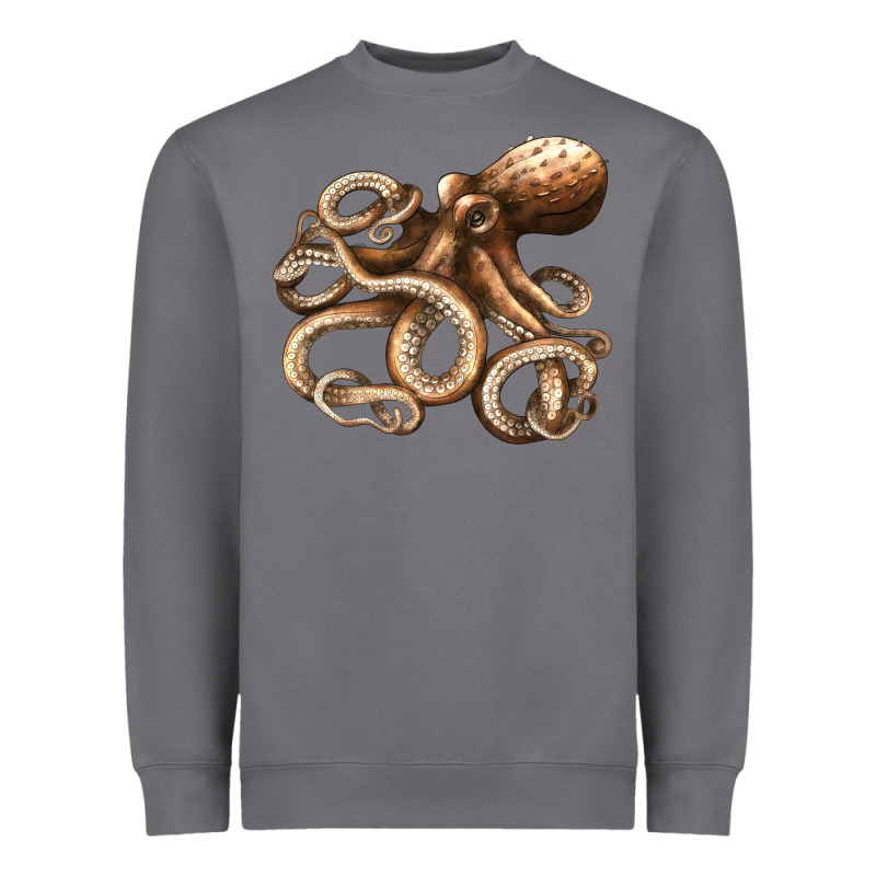 Octopus Heavyweight Sweatshirt by LillyAllenDesigns | Teevron