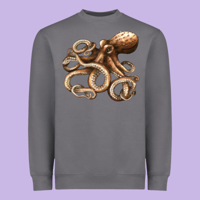 Octopus Heavyweight Sweatshirt Designed By Lillyallendesigns