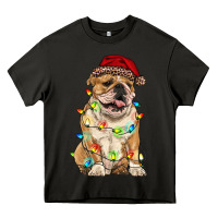 Asphalt christmas bulldog Heavy Core Tee - RanaPortraitStore