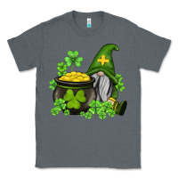 Charcoal Heather st patricks gnome and pot of gold Classic Tee - AdoDesignShop