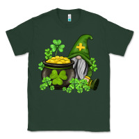 Sports Green st patricks gnome and pot of gold Classic Tee - AdoDesignShop