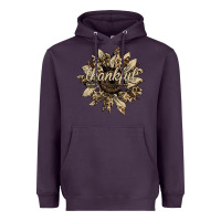 Plum Thankful Sunflower Heavyweight Hoodie - Bettercallsaul