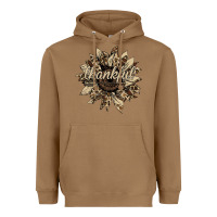 Toasted Coconut Thankful Sunflower Heavyweight Hoodie - Bettercallsaul
