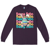 Plum bunny babe Long Sleeve Tee - MaliasSmallBusiness
