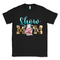Black Western Show Mom Holstein Classic Tee - LillyAllenDesigns