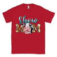 Red Western Show Mom Holstein Classic Tee - LillyAllenDesigns