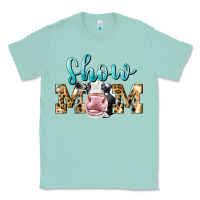 Seafoam Western Show Mom Holstein Classic Tee - LillyAllenDesigns