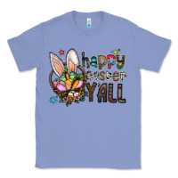 Colony Blue Happy Easter Y'all Classic Tee - CowhideDigitalArt