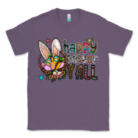 Lavender Happy Easter Y'all Classic Tee - CowhideDigitalArt