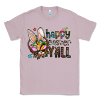 Lilac Happy Easter Y'all Classic Tee - CowhideDigitalArt