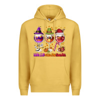 Antique Gold Hallothanksmas wine glasses Premium Hoodie - NancyCooperArtShop