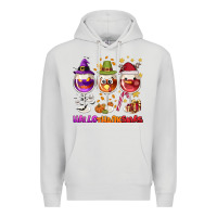 Dove Grey Hallothanksmas wine glasses Premium Hoodie - NancyCooperArtShop