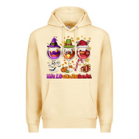 Pina Colada Hallothanksmas wine glasses Premium Hoodie - NancyCooperArtShop