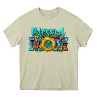 Mossy blessed mom sunflower Heavy Core Tee - Zillion Design Studio