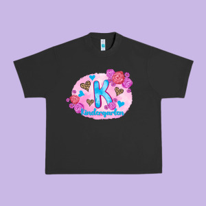 Back To School Flowers Kindergarten 3200x2400 Urban Heavy Tee Designed By Adodesignshop