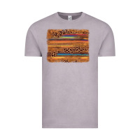 Vintage Zinc leopard serape background Vintage Tee - AdoDesignShop