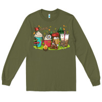 Army Green camp coffee drink Long Sleeve Tee - MaliasSmallBusiness