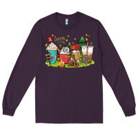 Plum camp coffee drink Long Sleeve Tee - MaliasSmallBusiness