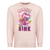 Pale Pink Rebuse To Sink Premium Sweatshirt - Bettercallsaul