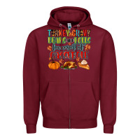 Burgundy turkey gravy beans and rolls lemme see that casser Zipper Hoodie - MaliasSmallBusiness