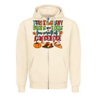 Sandshell turkey gravy beans and rolls lemme see that casser Zipper Hoodie - MaliasSmallBusiness