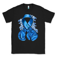 Black blueribbon with boxing gloves Classic Tee - NancyCooperArtShop
